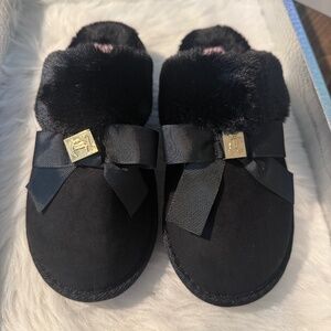 Black Juicy Couture Woman's House Shoes Sz: 5-6